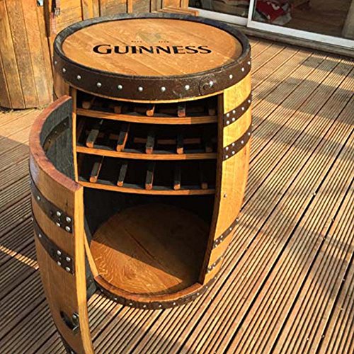 Whiskey Barrel Cabinet_Oak Barrel-Bar_Handmade from Scotch Whiskey Barrel